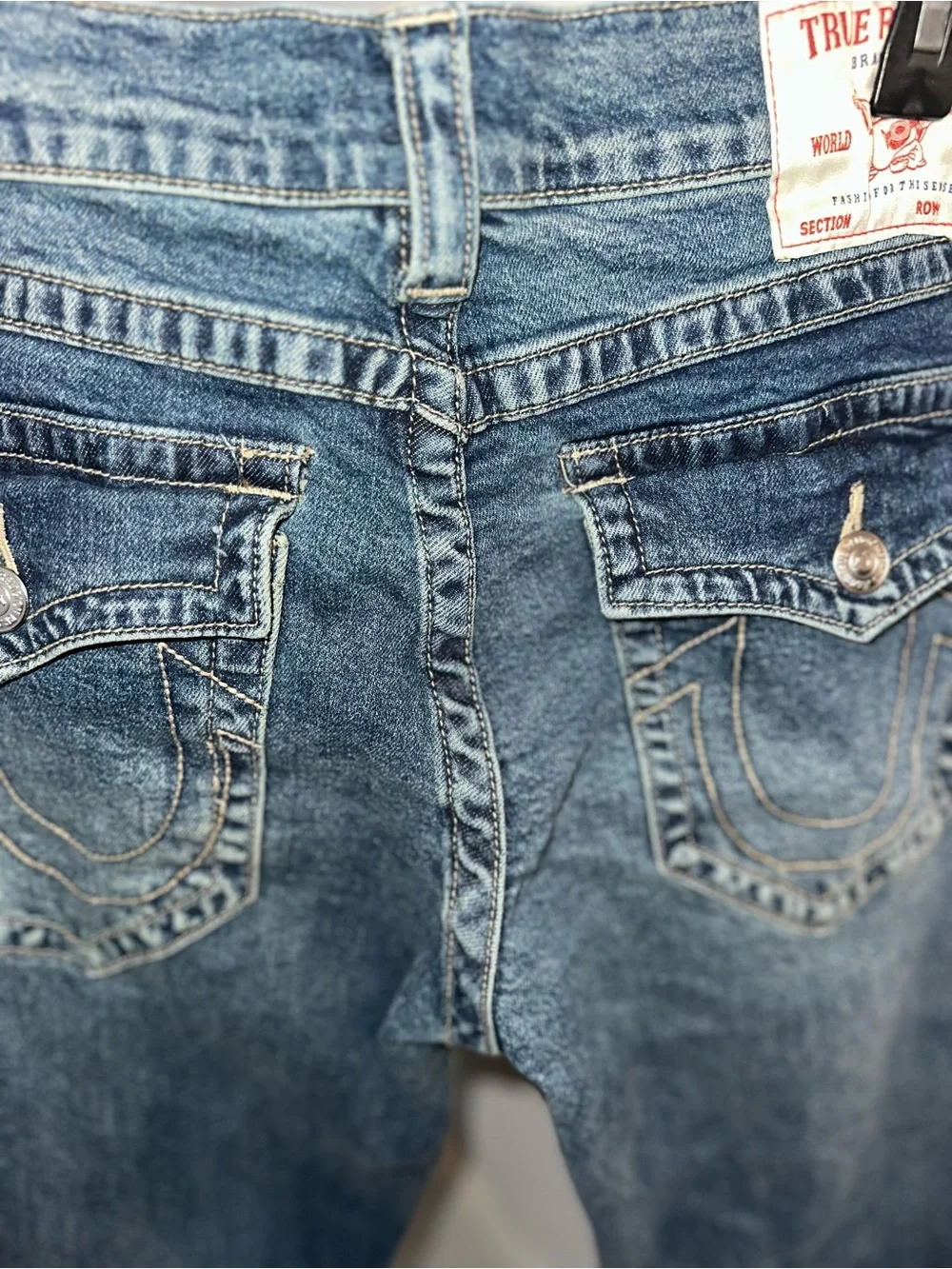 True Religion Men's Blue Relaxed slim Jeans